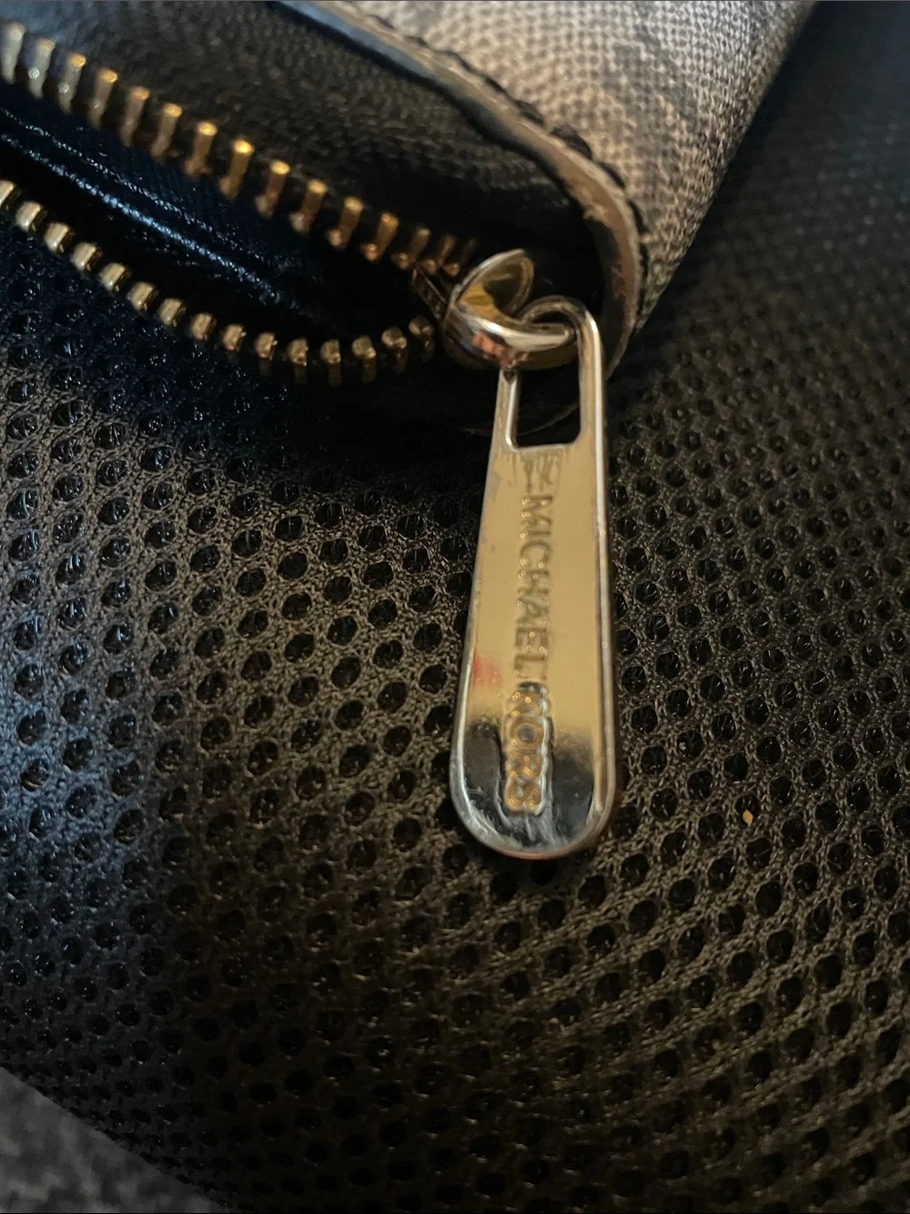 Michael Kors Gray MK Signature Crossbody with Matching Wallet